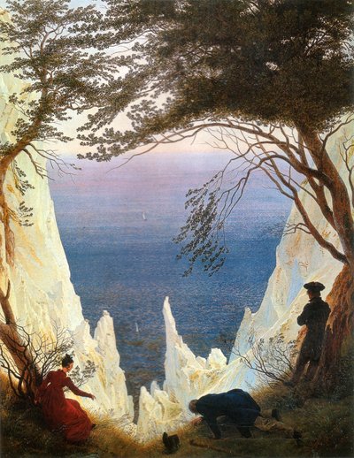 Falaises de craie sur Rügen - Caspar David Friedrich