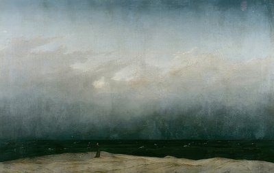 Le Moine au bord de la mer - Caspar David Friedrich