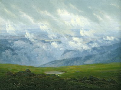 Nuages dérivants - Caspar David Friedrich