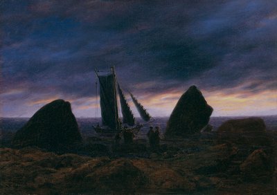 Bateau de pêche par la mer Baltique, vers 1830 - Caspar David Friedrich