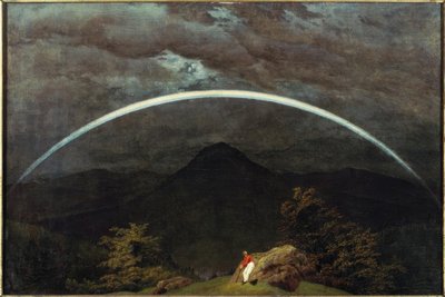 Paysage de montagne avec arc-en-ciel - Caspar David Friedrich