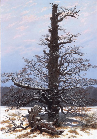 French : Le chêne dans la neige The Oaktree in the Snow - Caspar David Friedrich