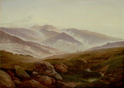 French : Souvenirs des Monts des Géants Memories of the Giant Mountains - Caspar David Friedrich