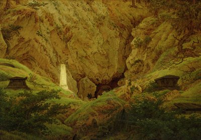 Tombes des héros anciens, 1812 - Caspar David Friedrich