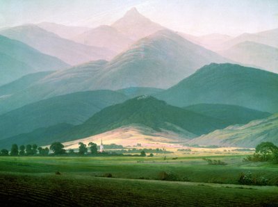 Paysage dans les Riesengebirge - Caspar David Friedrich