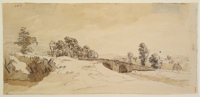 Paysage avec pont - Caspar David Friedrich