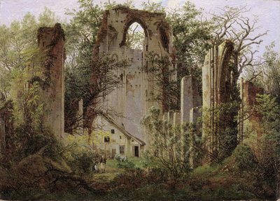 Ruine du monastère Eldena près de Greifswald - Caspar David Friedrich