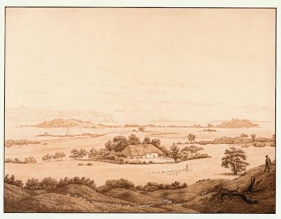 Paysage de Rügen avec berger - Caspar David Friedrich