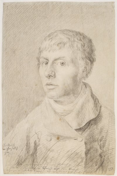 Autoportrait, 1800 - Caspar David Friedrich