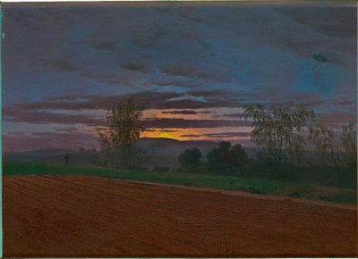 Champ labouré - Caspar David Friedrich