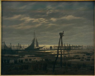 Plage marécageuse - Caspar David Friedrich