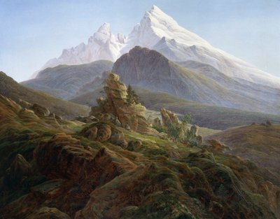 Le Watzmann - Caspar David Friedrich