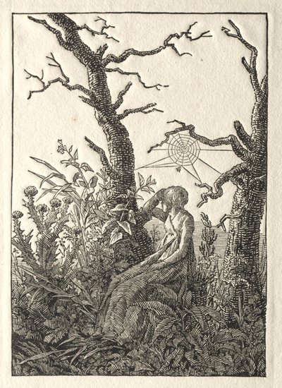La femme avec la toile d