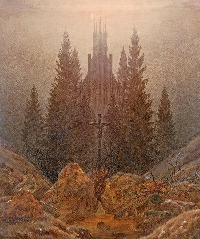 La croix dans les montagnes - Caspar David Friedrich