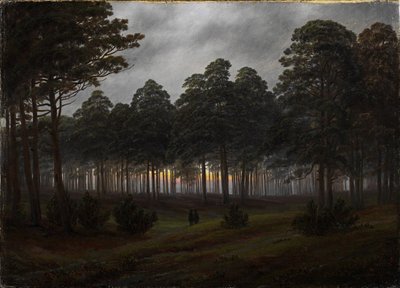 Les moments de la journée : Le soir, 1821-1822 - Caspar David Friedrich