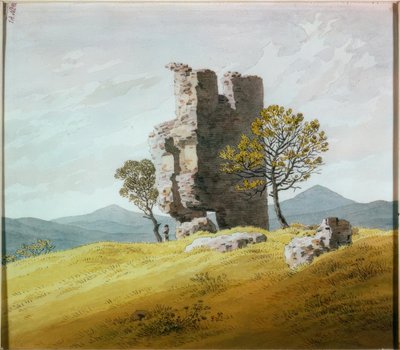 Ruine de tour - Caspar David Friedrich