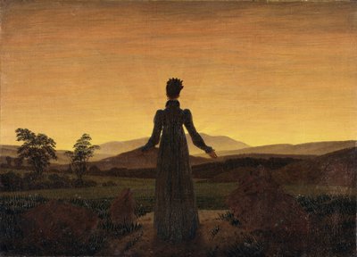 Femme devant le soleil levant, vers 1818 - Caspar David Friedrich