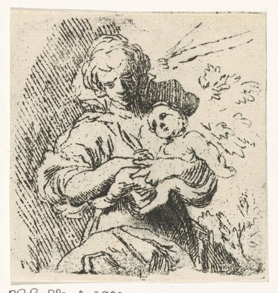 Femme avec enfant dans les bras - Caspar Jacobsz. Philips
