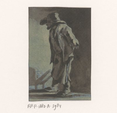 Vagabond avec une brouette - Caspar Jacobsz. Philips