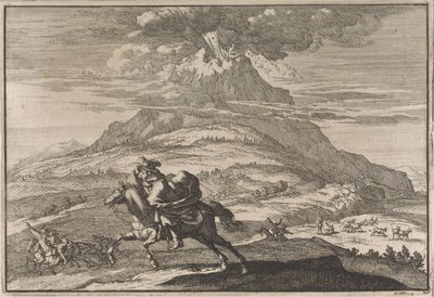 Éruption du Vésuve, 1631 - Caspar Luyken (attributed to)