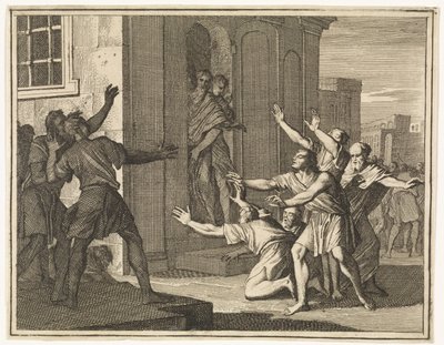 Sodomites frappés de cécité - Caspar Luyken