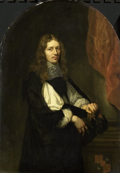 Portrait de Pieter de Graeff (1638-1707), seigneur de Zuid-Polsbroek, Purmerland et Ilpendam. Échevin d