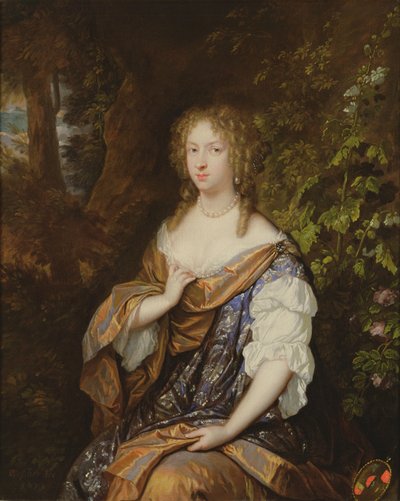Portrait de Sara Nuyts, épouse de Lambert Witsen - Caspar Netscher