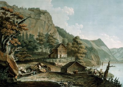 Vue de la prairie du Grütli - Caspar Wolf