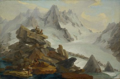 Le glacier de Lauteraar - Caspar Wolf