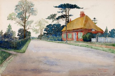 Une route dans le Dorset - Cass Gilbert
