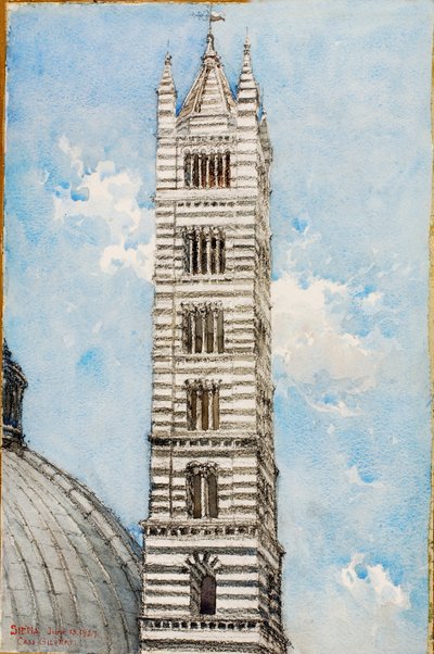 Tour de la cathédrale, Sienne - Cass Gilbert