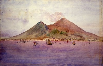 Le Vésuve depuis la baie de Naples - Cass Gilbert