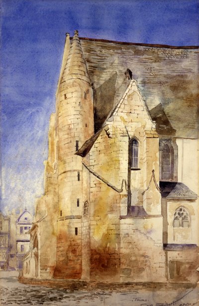 Vieille église, Tours, France, 1880 - Cass Gilbert
