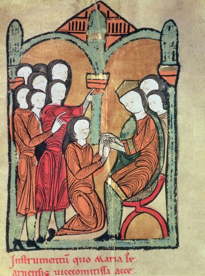 La comtesse de Béarn prête serment à Alphonse II d