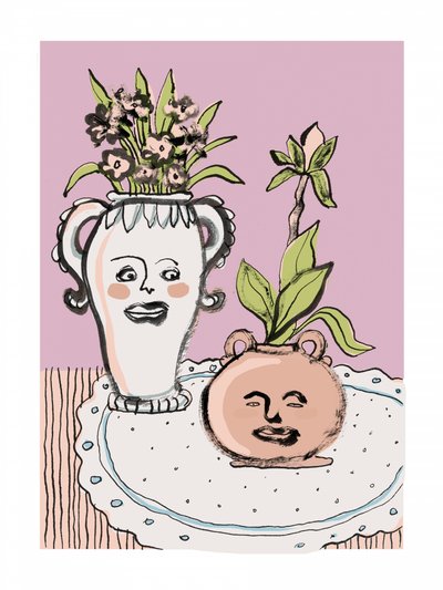 Pots de fleurs « Happy Faces » - Catalina Somolinos