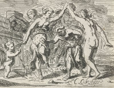 Femmes dansant et Amour - Catharina Questiers