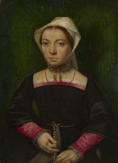 Une Dame avec un Rosaire, vers 1550 - Catharina van Hemessen