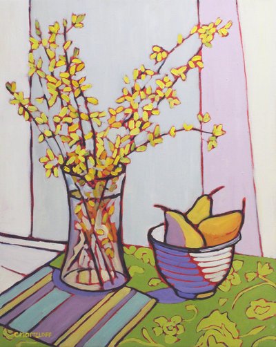 Collecte de Forsythia, 2023 - Catherine J Martzloff