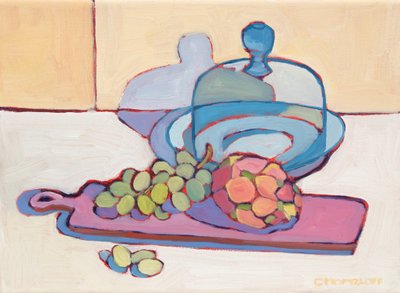 Fruit du dragon et raisins, 2024 - Catherine J Martzloff