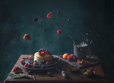 Crêpes aux baies - Catherine Wang