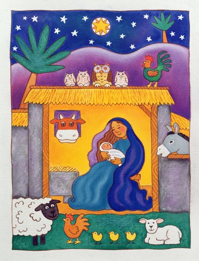 Une crèche de ferme, 1996 - Cathy Baxter