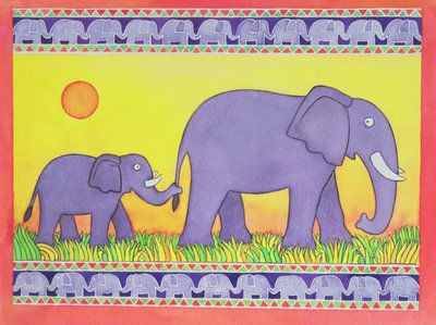 Éléphants - Cathy Baxter