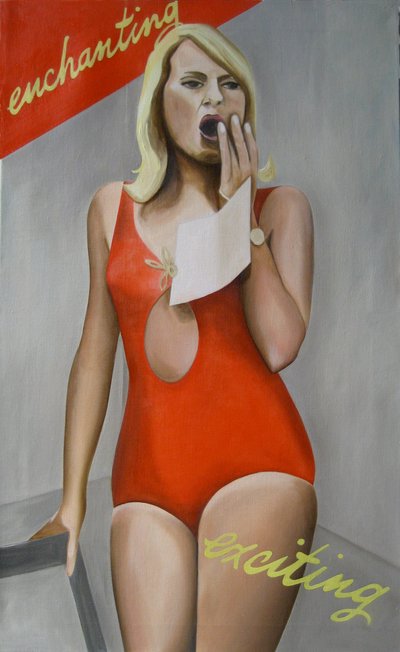 Enchanteresse, passionnante, 2007 (huile sur lin) - Cathy Lomax