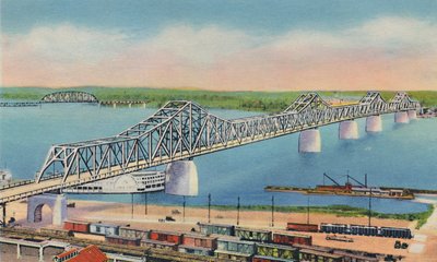 Pont municipal reliant Louisville, Ky, et Jeffersonville, Ind., 1942 - Caufield and Shook