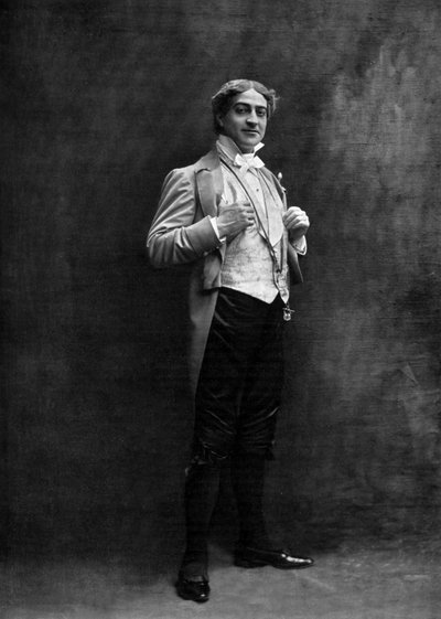 Le comédien français Max Dearly (1874-1943) en Tourillon dans l