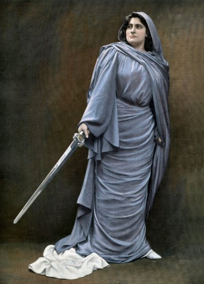 La soprano française Lucienne Bréval en Séphora dans l