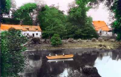 Erbistock Ferry et Église, Wrexham, 1926 - Cavenders Ltd