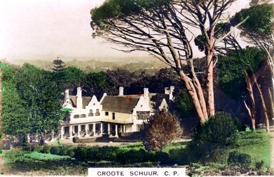 Maison Groote Schuur, Le Cap, Afrique du Sud, vers 1920 - Cavenders Ltd