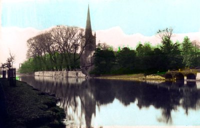 Église de la Sainte-Trinité, Stratford-upon-Avon, Warwickshire, 1926 - Cavenders Ltd