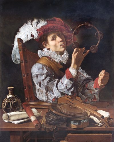 Un musicien, vers 1610 - Cecco de Caravaggio
